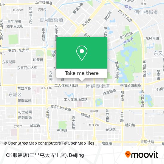 CK服装店(三里屯太古里店) map