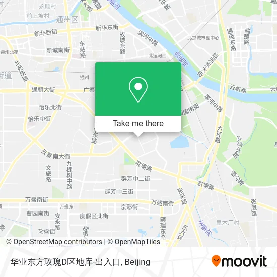 华业东方玫瑰D区地库-出入口 map