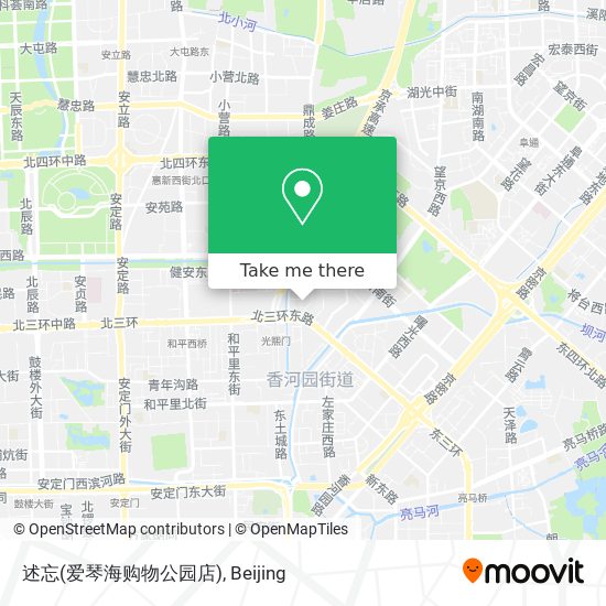 述忘(爱琴海购物公园店) map