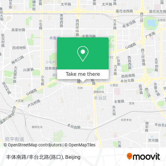 丰体南路/丰台北路(路口) map