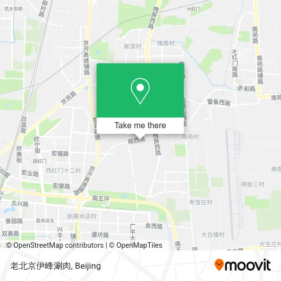 老北京伊峰涮肉 map