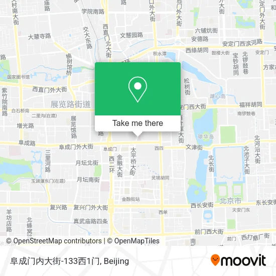 阜成门内大街-133西1门 map