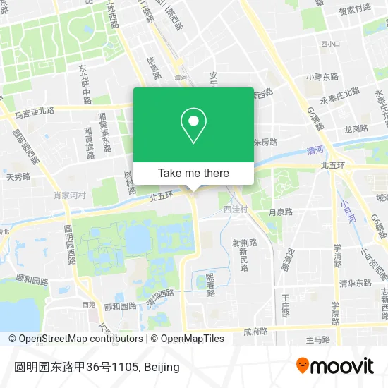 圆明园东路甲36号1105 map
