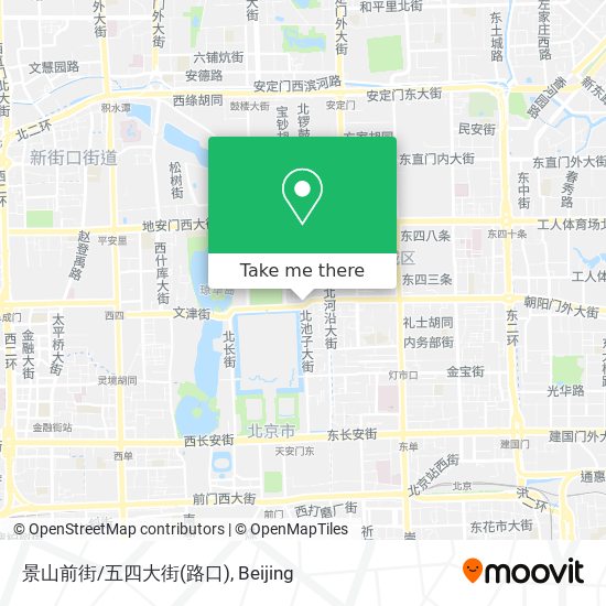 景山前街/五四大街(路口) map