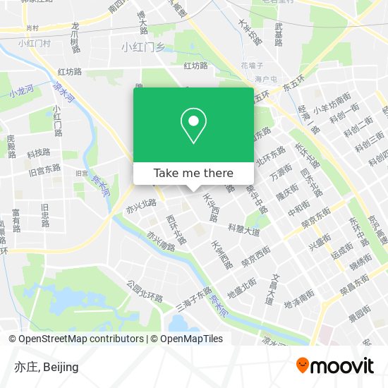 亦庄 map