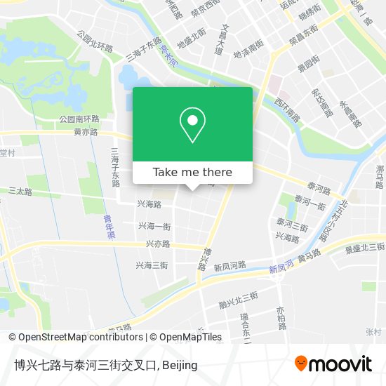 博兴七路与泰河三街交叉口 map
