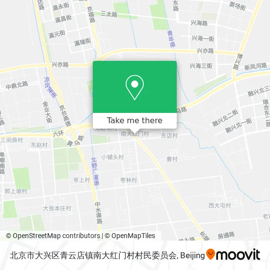 北京市大兴区青云店镇南大红门村村民委员会 map