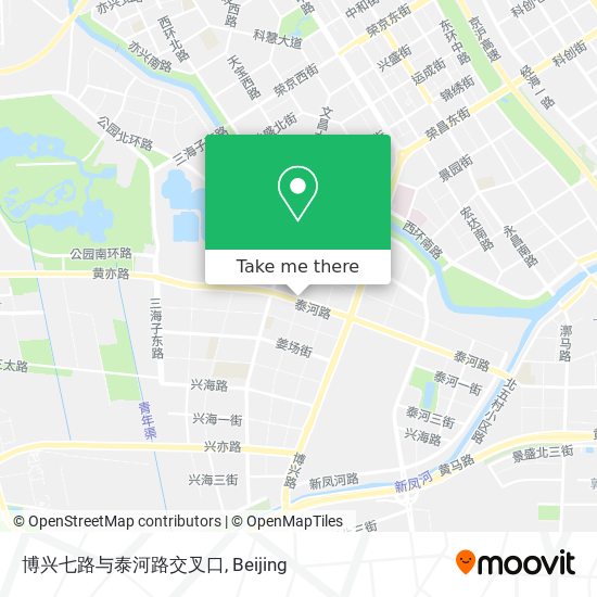博兴七路与泰河路交叉口 map