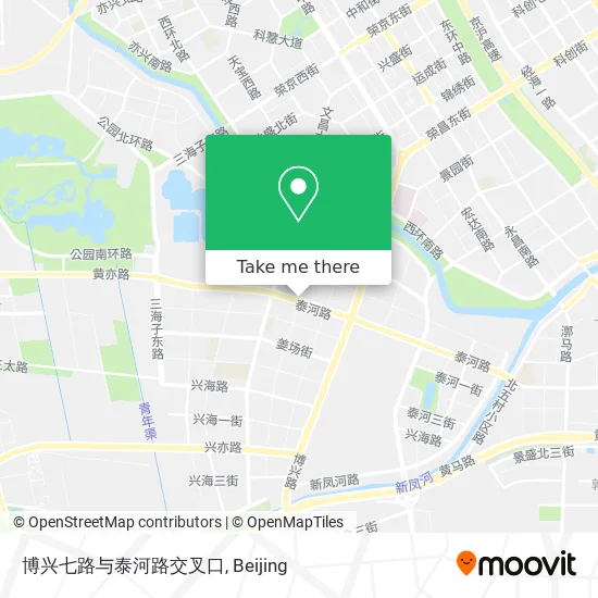 博兴七路与泰河路交叉口 map