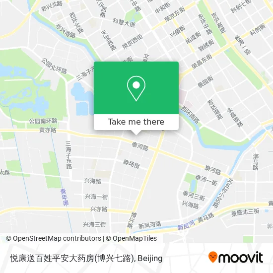 悦康送百姓平安大药房(博兴七路) map