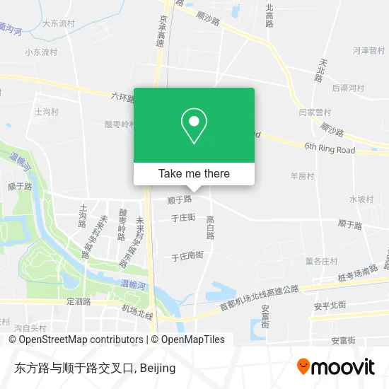 东方路与顺于路交叉口 map