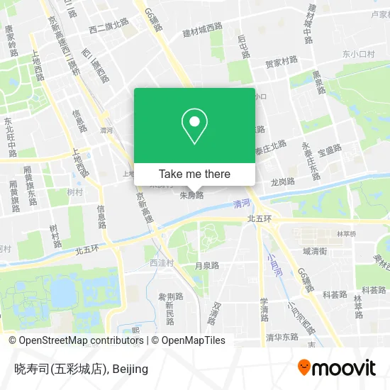 晓寿司(五彩城店) map