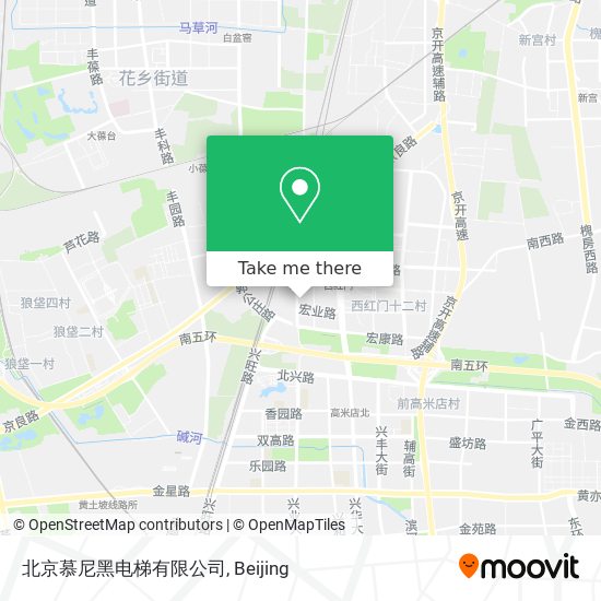 北京慕尼黑电梯有限公司 map