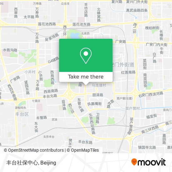 丰台社保中心 map