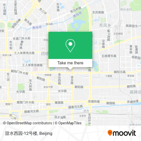 甜水西园-12号楼 map