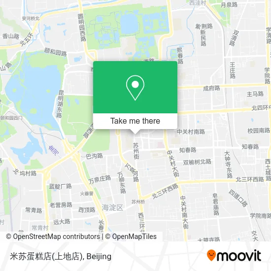 米苏蛋糕店(上地店) map