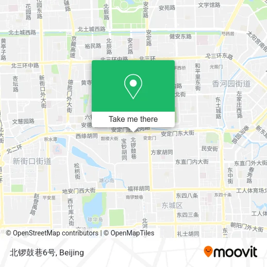 北锣鼓巷6号 map