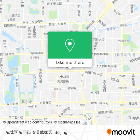 东城区东四街道温馨家园 map