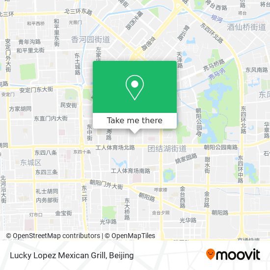 Lucky Lopez Mexican Grill map