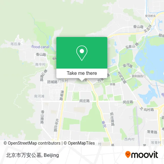 北京市万安公墓 map
