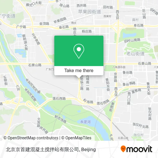 北京京首建混凝土搅拌站有限公司 map