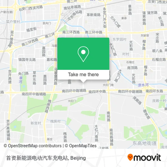 首资新能源电动汽车充电站 map