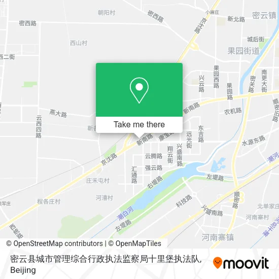 密云县城市管理综合行政执法监察局十里堡执法队 map