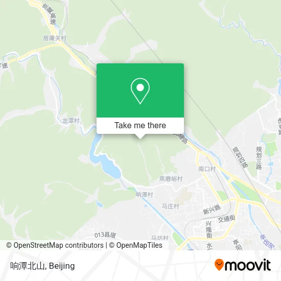 响潭北山 map