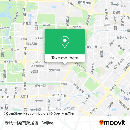 老城一锅(芍药居店) map