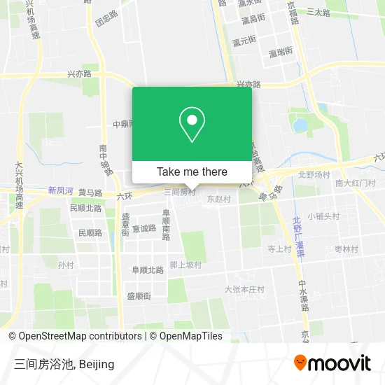 三间房浴池 map