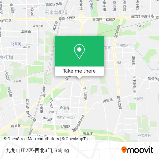 九龙山庄2区-西北3门 map