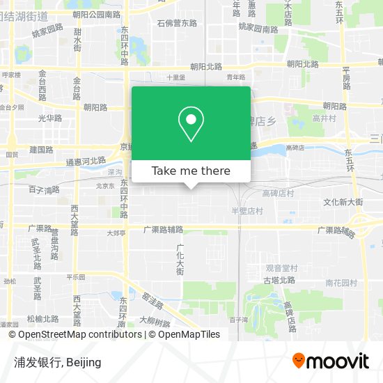 浦发银行 map