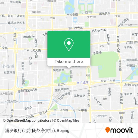 浦发银行(北京陶然亭支行) map