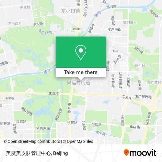 美度美皮肤管理中心 map