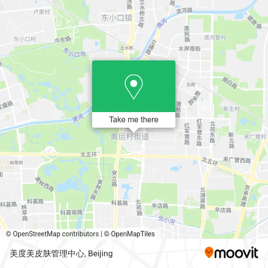 美度美皮肤管理中心 map