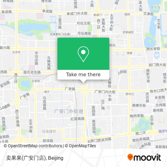 卖果果(广安门店) map