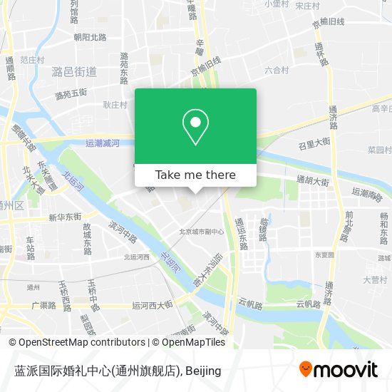 蓝派国际婚礼中心(通州旗舰店) map