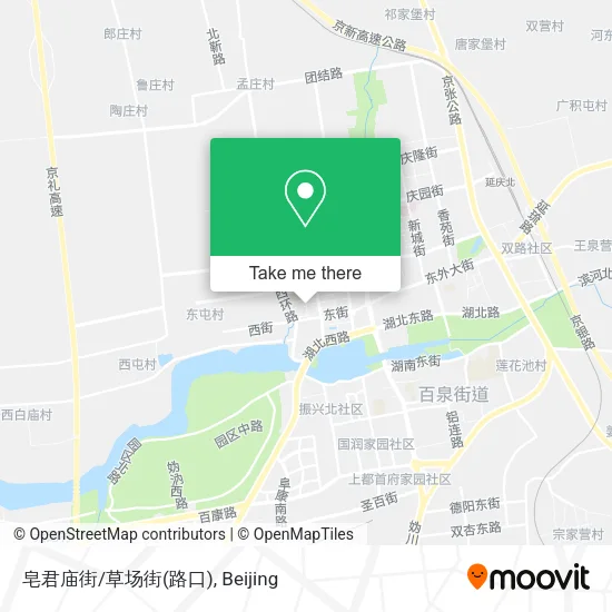 皂君庙街/草场街(路口) map
