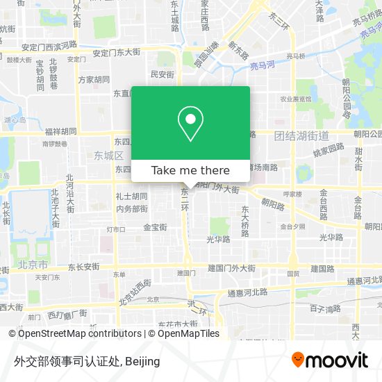 外交部领事司认证处 map