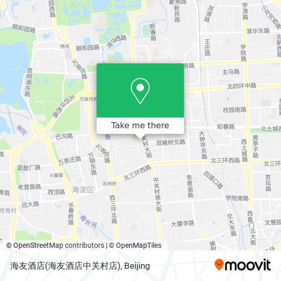 海友酒店(海友酒店中关村店) map