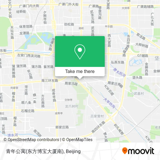 青年公寓(东方博宝大厦南) map