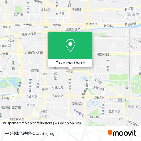 平乐园地铁站-C口 map