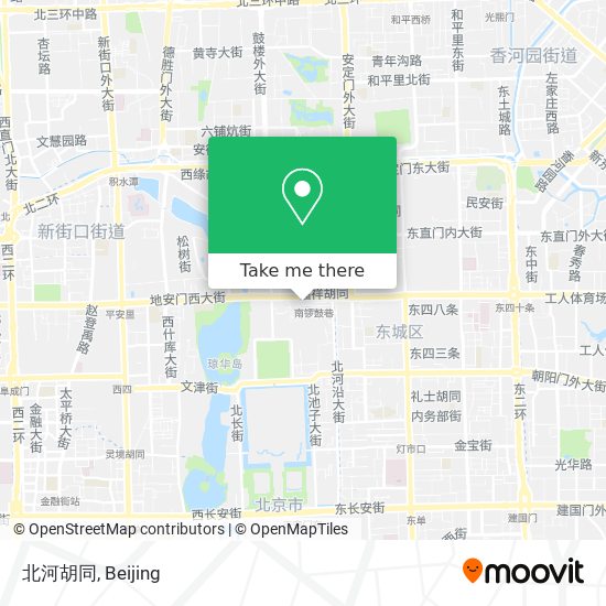 北河胡同 map