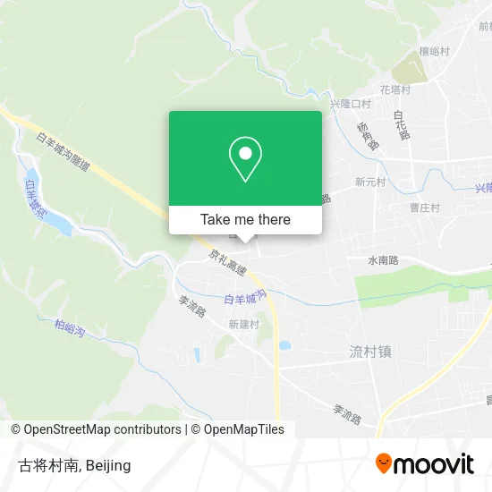 古将村南 map