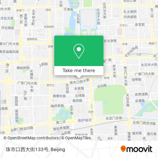 珠市口西大街133号 map