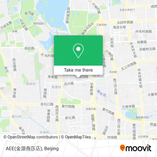AEE(金源燕莎店) map