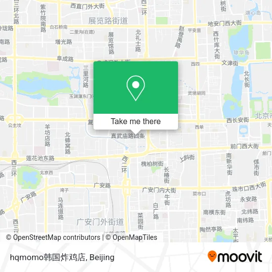 hqmomo韩国炸鸡店 map