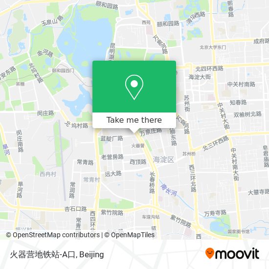 火器营地铁站-A口 map