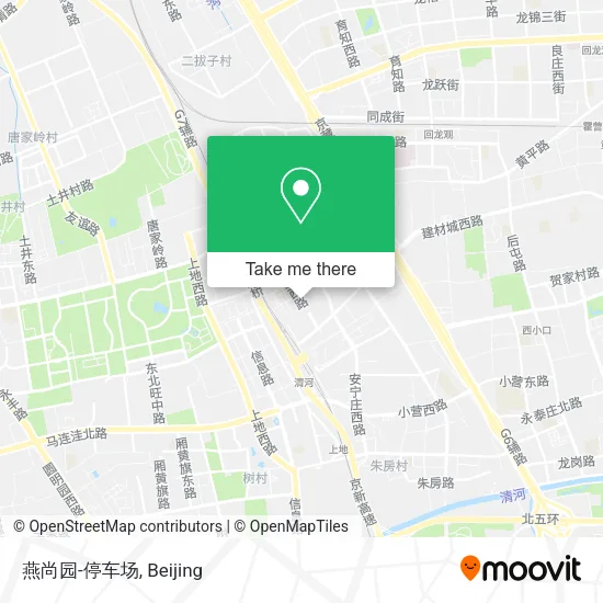 燕尚园-停车场 map