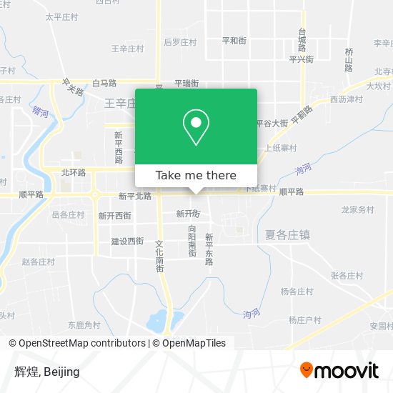 辉煌 map